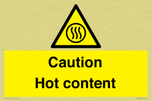 Caution Hot content